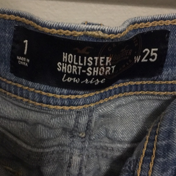 Low-rise Hollister Jean shorts - Picture 3 of 4